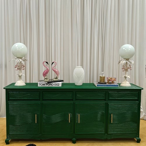 French Vintage Pencil Reed Sideboard