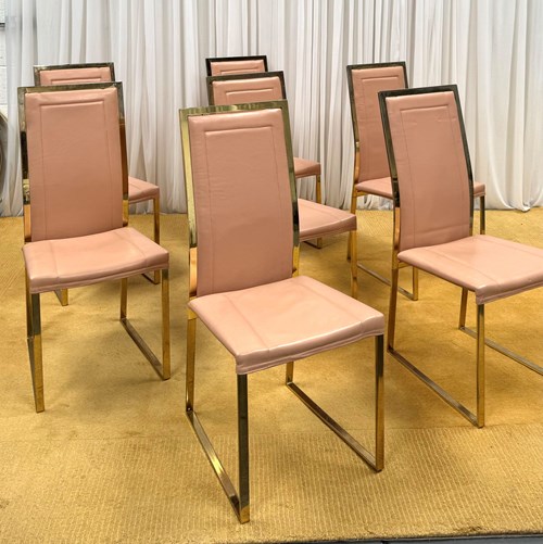 Set Of 7 1970’S Dining Chairs 