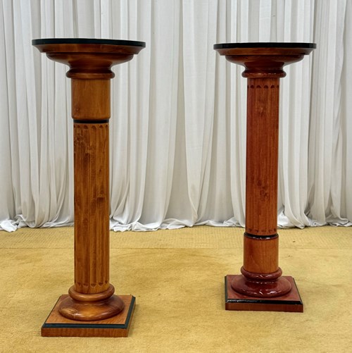 Midcentury Wood Columns 