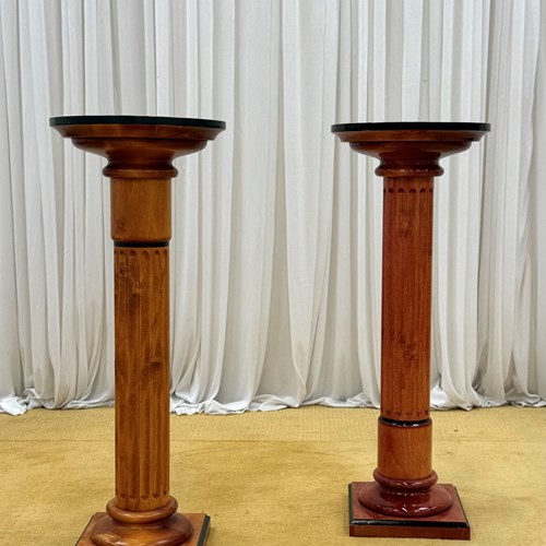 Midcentury Wood Columns 