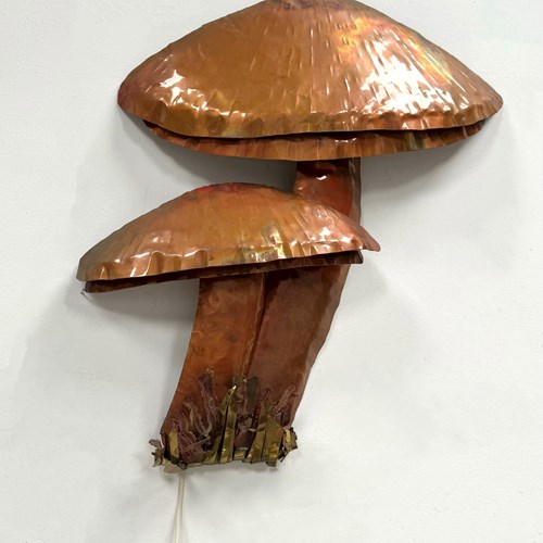 Daniel D’Haeseleer Mushroom Wall Light In Copper