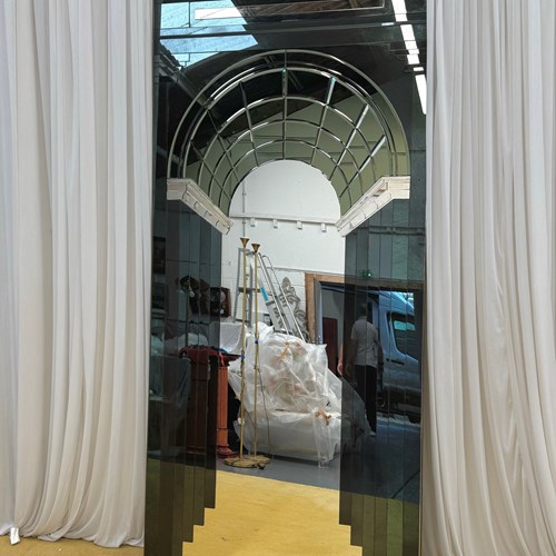 Superb Full Length Art Deco Style Mirror 