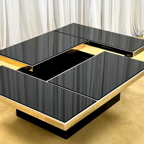 Coffee Table With Secret Bar By Willy Rizzo 