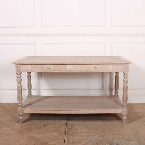French Bleached Drapers Table