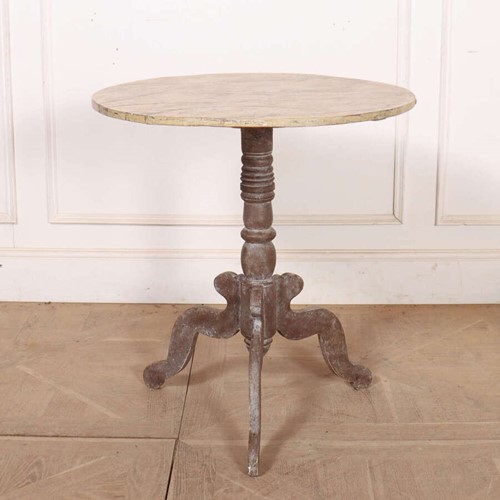 Painted Swedish Lamp Table