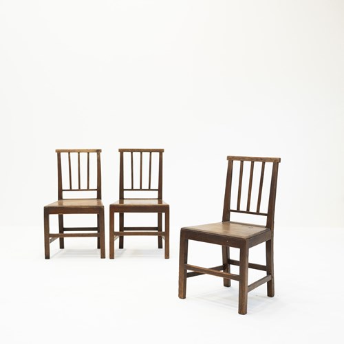 Set Of Three 18Th Century Farmhouse Chairs