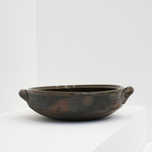 20Th Century Earthenware Glazed Bowl 