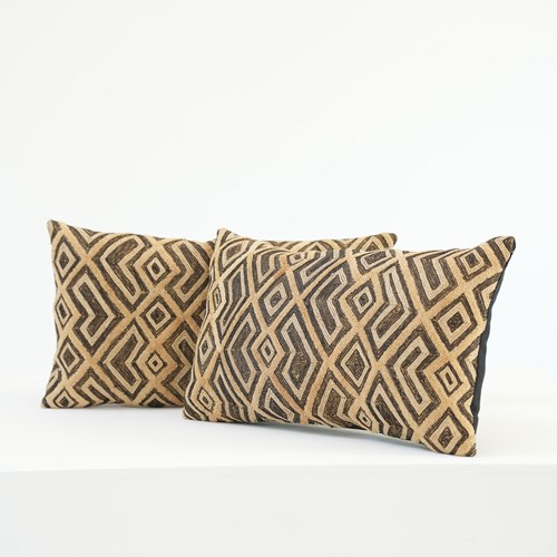 Rectangular Kuba Cloth Cushions