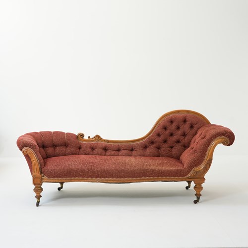 Victorian Double-Ended Chaise Longue