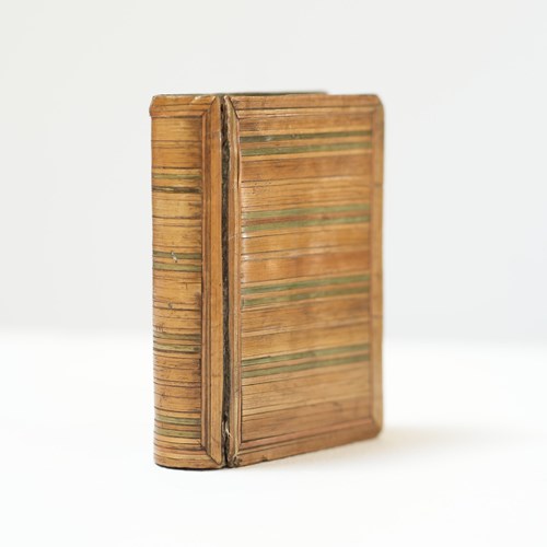 19Th Century Napoleonic War Prisoner Of War Straw Work Box 