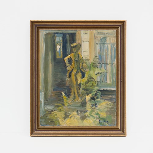 Figure In The Garden By Ronald Ossory Dunlop