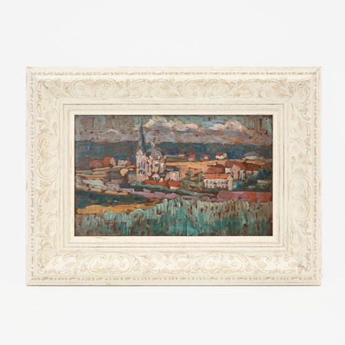Oil On Panel By Paul-Élie Gernez