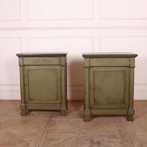 Pair of French Bedside Cabinets