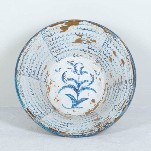 Very Large 19Th Century Spanish Bowl