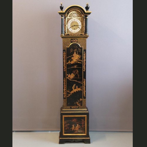 Vintage Chinoiserie Standing Clock