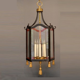 Single Vintage Traditional Pentagon Lantern
