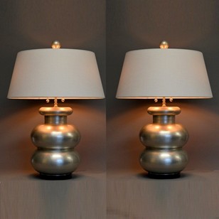 Bespoke Mid Century Style Wooden Table Lamp