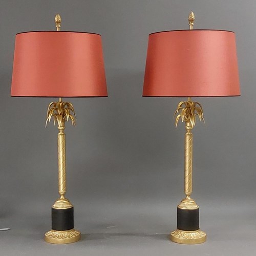Pair Of Bespoke Cote D' Azure Table Lamps