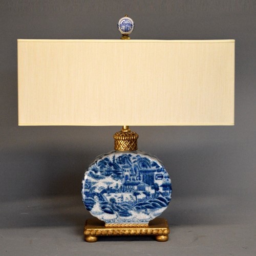 Pair Of Small Tea Cannister Table Lamps