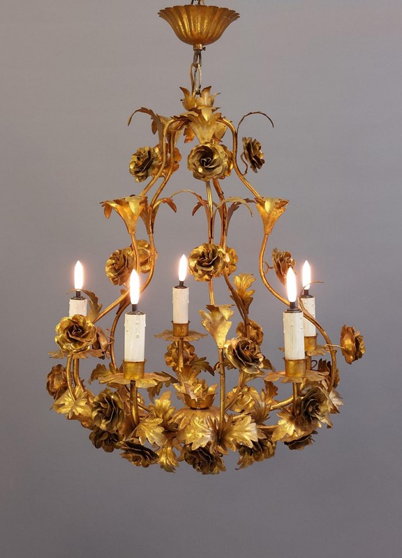 Vintage, Gilt Iron Italian 5 Light Chandelier-empel-collections-gilt-tole-italian-vintage-chandelier-004-main-638042059815068272.jpg