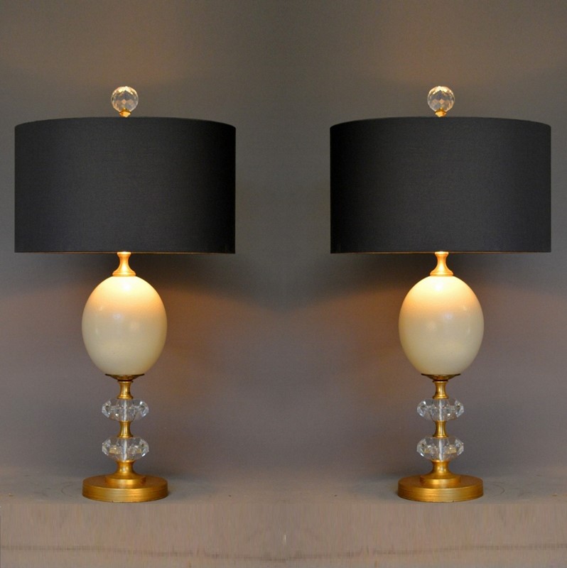 Pair Of Ostrich Egg And Crystal Table Lamps-empel-collections-ostrich-egg-and-crystal--main-636892100831918884.JPG