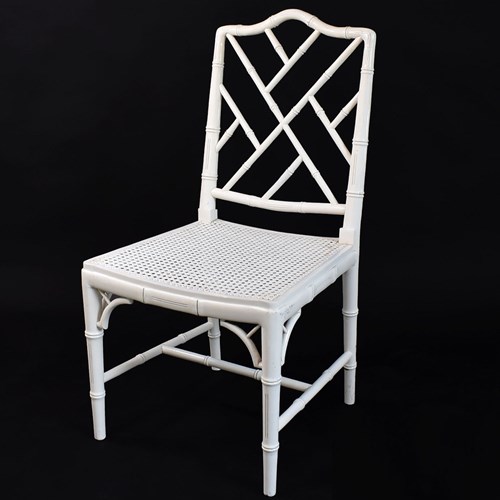 Chippendale Style Faux Bamboo Side Chairs 20 Units