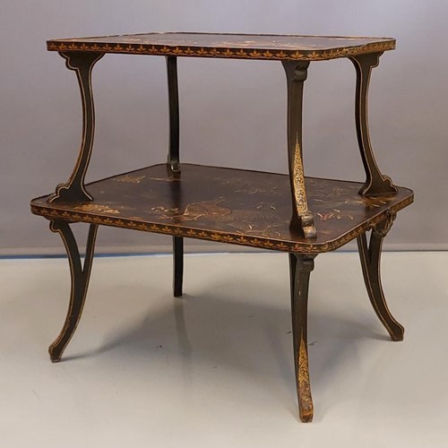 Louis Majorelle French Japonese Tea Table 