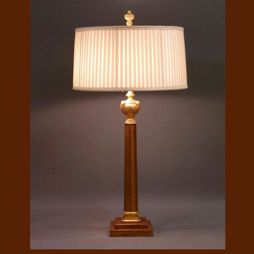 PAIR Vintage Column & Vase Table Lamps ( 2 Pair Available) 