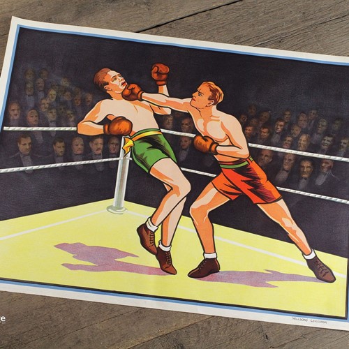 Original Boxing Poster, Willsons of Leicester