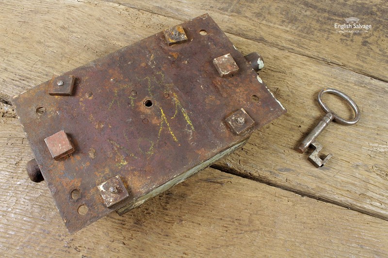 Antique 19th Century Iron & Brass Heavy Door Lock-english-salvage-antique-19c-iron-brass-heavy-door-lock-23847-pic4-size3-main-637896093127668991.jpg