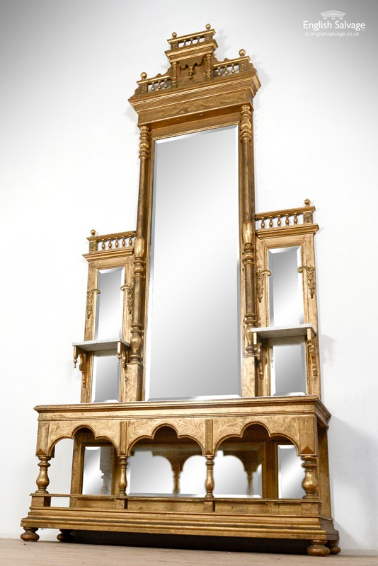 Italian gilt sacristy mirror dresser - C19th-english-salvage-b0979-12-main-637683335291415001.jpg