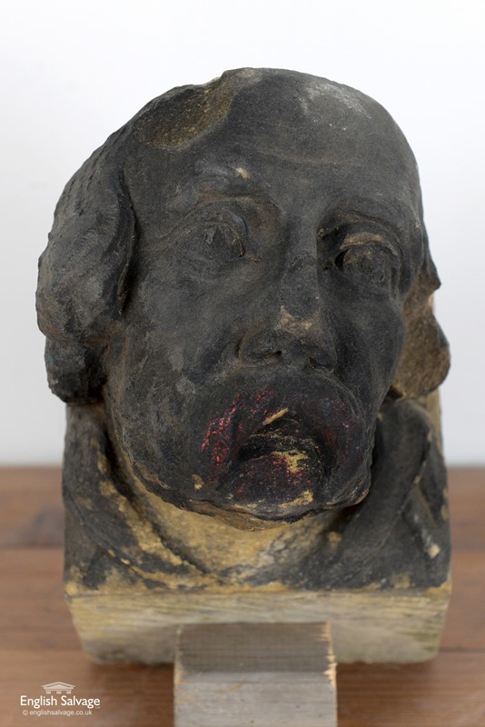 18C Yorkshire stone carved male academic head-english-salvage-b1796-1-main-637683406110770467.jpg