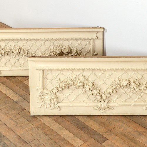 Reclaimed C19th French door surmounts