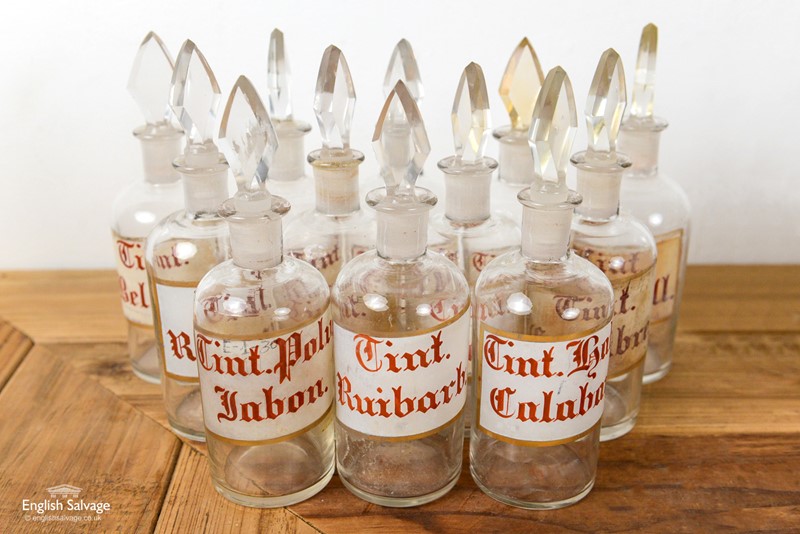 Set of 30 vintage Spanish apothecary bottles-english-salvage-b2586-3-main-637683317234347438.jpg