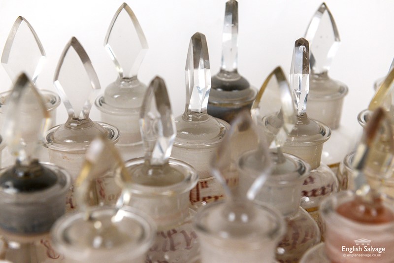 Set of 30 vintage Spanish apothecary bottles-english-salvage-b2586-7-main-637683317245910633.jpg
