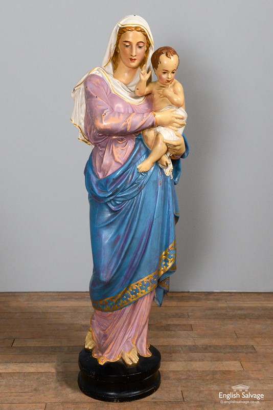 19thC cast iron figure of Mary by A.Durenne-english-salvage-b2701-4-main-637695685452380175.jpg