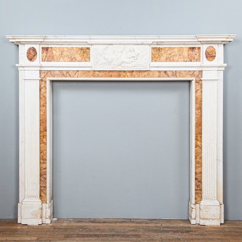 Original Georgian statuary marble surround