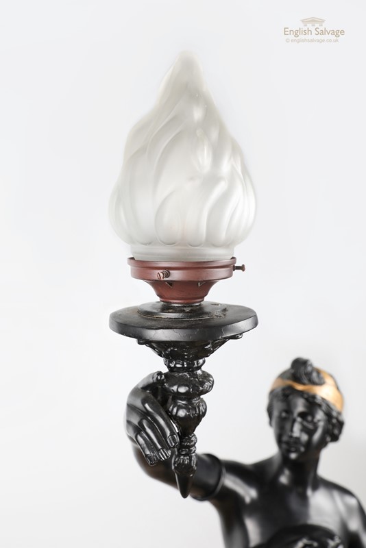 Early 20C Lady holding torch black gold lamp-english-salvage-b3978-low-res-4-of-4-main-637914921242930965.jpg
