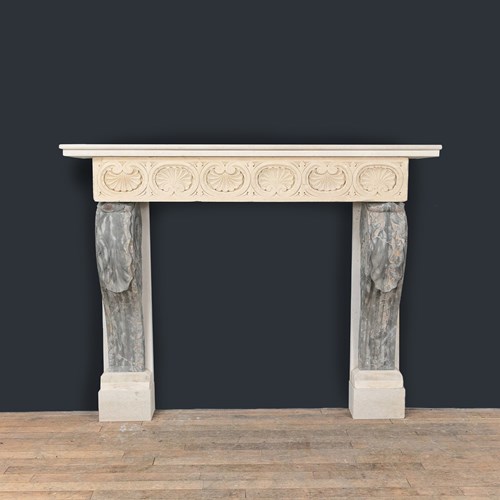 Fireplace Of 19Th Century Architectural Elements