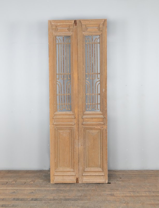 Reclaimed Antique Narrow Pine Double Doors-english-salvage-b4594-doors-listing-image-main-638107634487185601.jpg