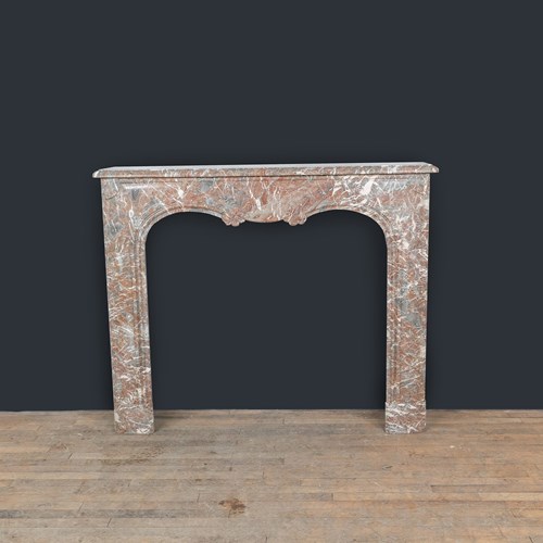 Original Louis XV Rouge Marble Surround