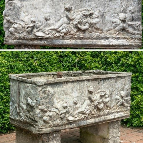 Rare Antique Lead Cistern