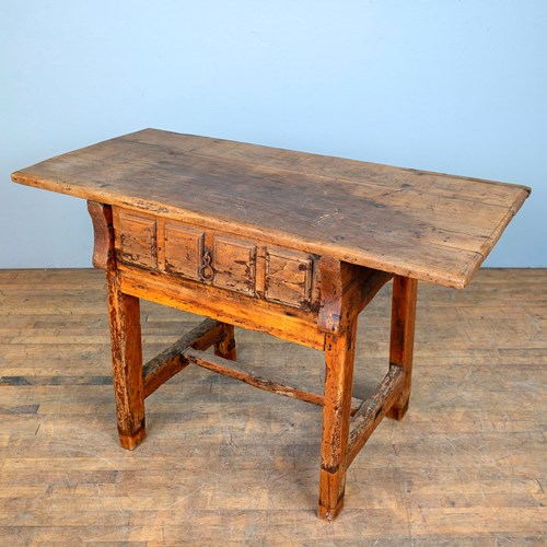 Antique Spanish Rustic Side Table