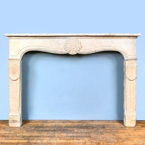 French Limestone Fire Surround