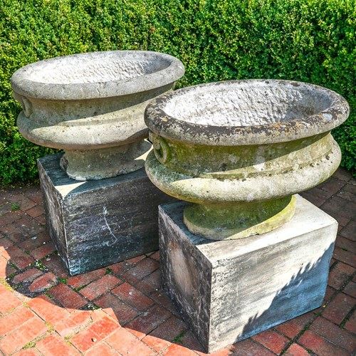 Rare Istrian Stone Carved Cisterns