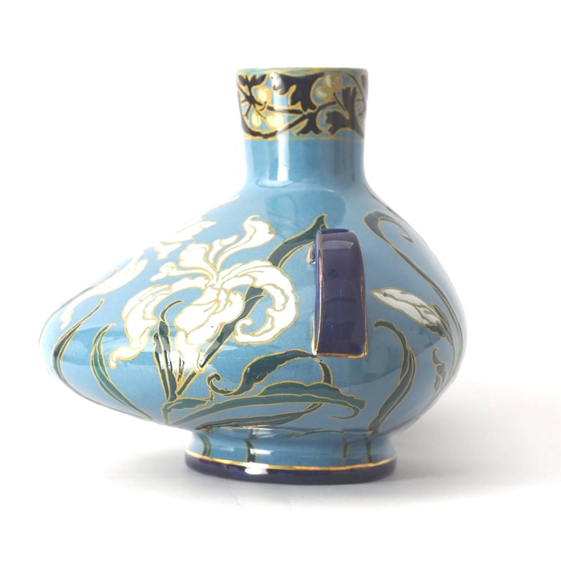 Art Nouveau Mantle Vase, Emile Diffolth For Boch Freres Kermamis C1900 -epilogue-one-antiques-bfvase6-1-main-638197712786230417.jpg
