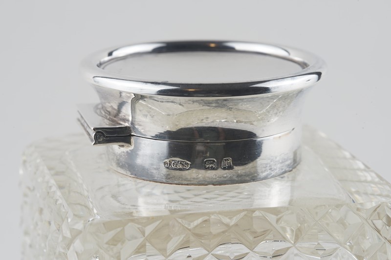An Excellent Silver Collared Inkwell,  1916-epilogue-one-antiques-inkwell5-main-638050635750887102.jpg