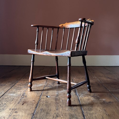 Early 19Th Century Vernacular Windsor Armchair