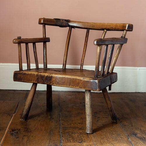 Superb 18Th Century Irish Hedge Chair
