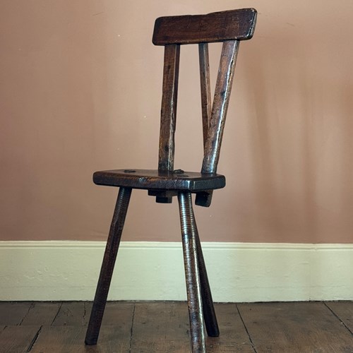 Rare And Unique 19Th Century Cutlers Stool